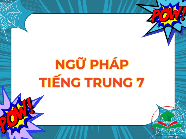 Ngữ Pháp Tiếng Trung  7